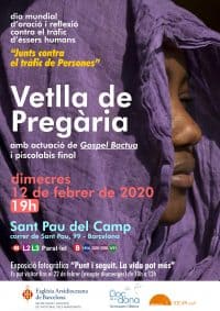 Vetlla de pregària contra el tràfic d'essers humans 120220