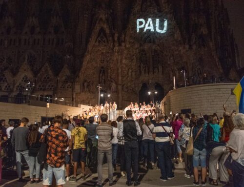 La Sagrada Família acull la Jornada Mundial del Migrant i Refugiat que conclou amb un concert per la Pau interpretat per corals ucraïneses