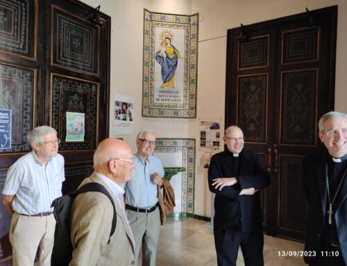 Visita del Bisbe Javier Vilanova a l’Associació Montalegre el passat 13 de setembre
