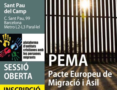 Xerrada oberta: PEMA Pacte Europeu de migració i asil