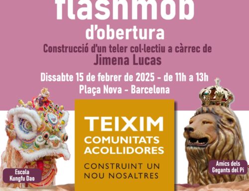 III Jornades per la interacció entre cultures de l’Església de Barcelona, Flashmob “Teixim comunitats acollidores”