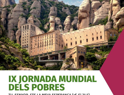 Propera  Jornada Mundial dels Pobres a Montserrat i la Crida a l’Esperança