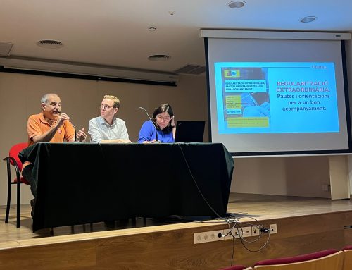 “Regularització extraordinària: pautes i orientacions per a un bon acompanyament”