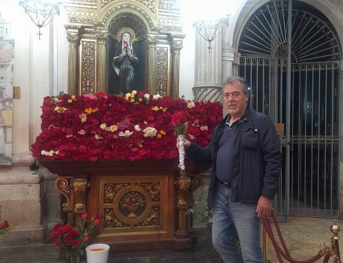 Fervor per santa Rita a la parròquia de Sant Agustí de Barcelona