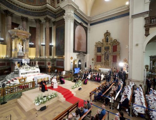 El Sant Pare es reuneix amb representants de la pastoral social de Barcelona a la parròquia de Sant Agustí